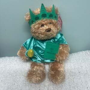 Gund Statue of Liberty Teddy Bear Plush Stuffed Animal Museum Exclusive